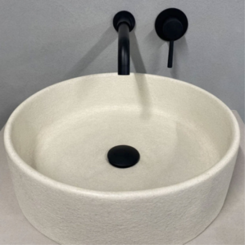 From the brand Terraforma Microcement Ready Countertop Round Sink measuring 400 X 120 - in Terraforma
