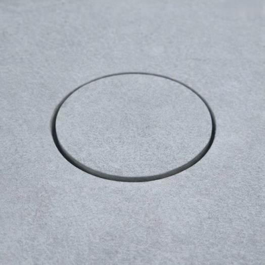 From the brand Terraforma Microcement Ready Shower Tray measuring 900 X 900 With A 160mm Off Set - in Terraforma