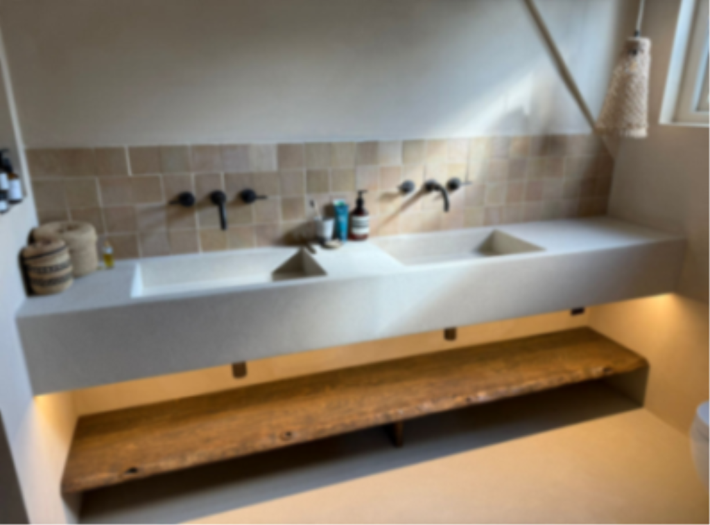 From the brand Terraforma Microcement Ready Sink Base measuring 450 X 600 X 30 -  in Terraforma