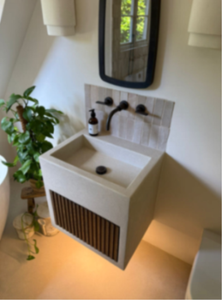 From the brand Terraforma Microcement Ready Sink Base measuring 450 X 600 X 30 -  in Terraforma