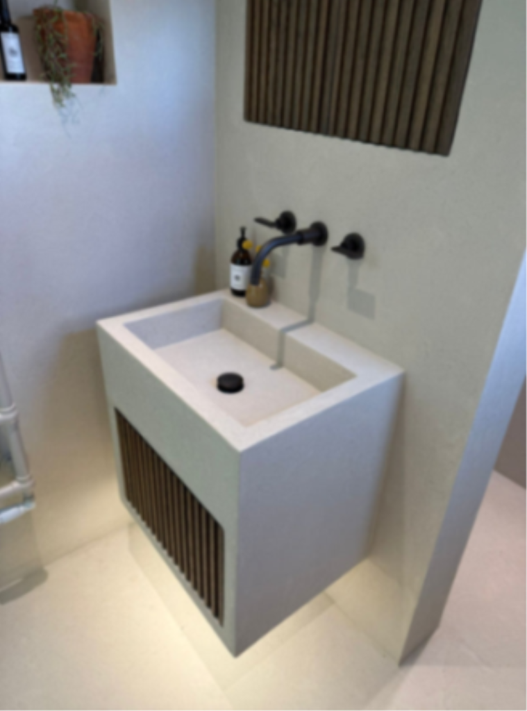 From the brand Terraforma Microcement Ready Sink Base measuring 450 X 600 X 30 -  in Terraforma